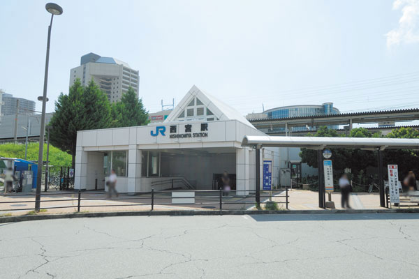 Surrounding environment. JR Tokaido Line ・ Kobe Line "Nishinomiya" station
