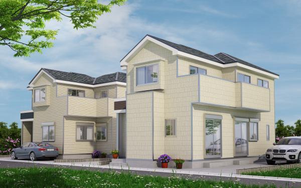 Building plan example (Perth ・ appearance). No. 3 land Building Perth (reference plan)