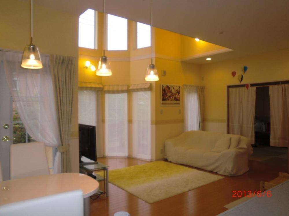 Living. Living room seen from the kitchen