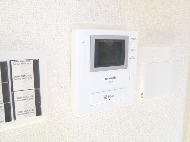 Security equipment. Local photos (color monitor intercom)