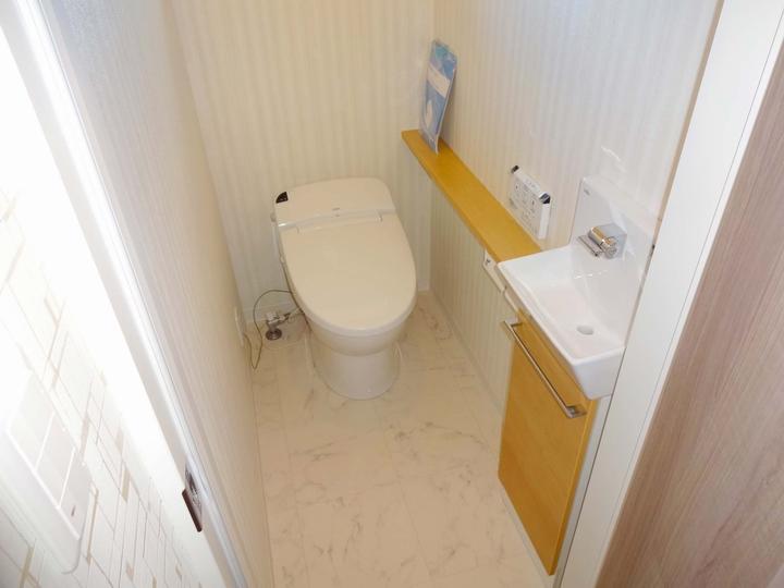 Toilet. There is also a restroom space, You've relaxed.