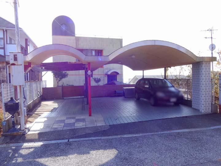 Local appearance photo. The covered parking there is a six minute space