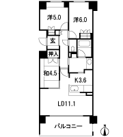 Floor: 3LDK, occupied area: 70.22 sq m, Price: 39,611,000 yen