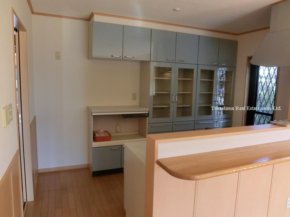 Kitchen. It is a cupboard with the kitchen.