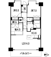 Floor: 3LDK, occupied area: 76.35 sq m, Price: 49,300,000 yen ~ 51 million yen