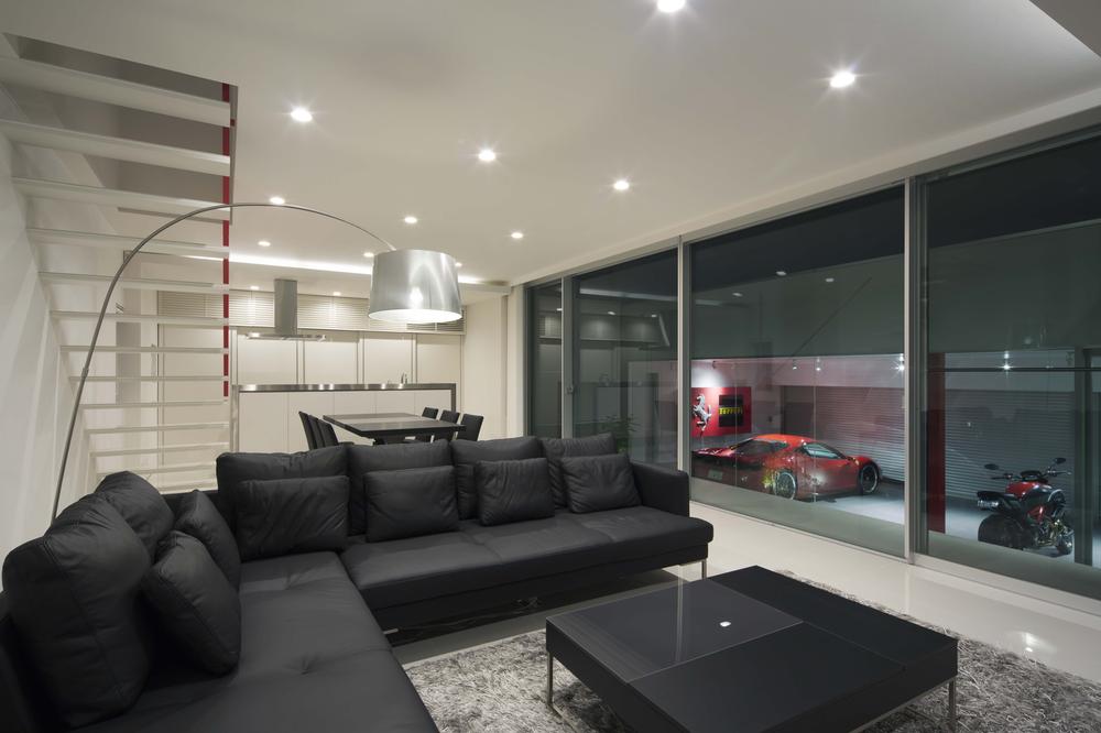 Other.  [Our construction cases] Overlooking the car from the garage House Living