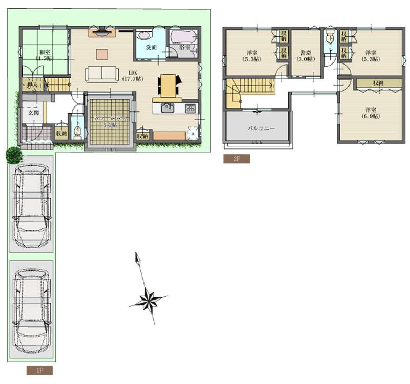 Floor plan. Dandelion to House 1250m