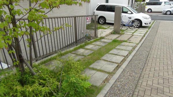 Parking lot. ■ Parking Lot ■ Space with two available parking allowance