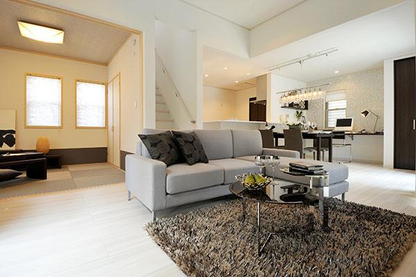 Living. Model house / living ・ dining (09 May 2013) Shooting