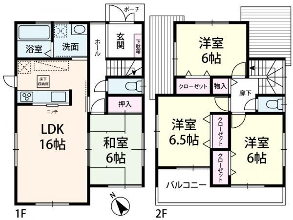 Floor plan. 35,900,000 yen, 4LDK, Land area 131.14 sq m , Building area 98.39 sq m floor plan It is the final 1 House. 
