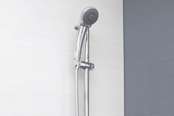 Bathing-wash room.  [3way shower head with one-stop function] Not only Fushiyu making it possible to work at hand while holding the shower, Convenient for those who are standing shower sect or wash the body of a child. Massage function (beaten to hot water) is equipped with (same specifications)