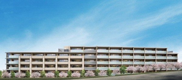 Building structure. Exterior - Rendering