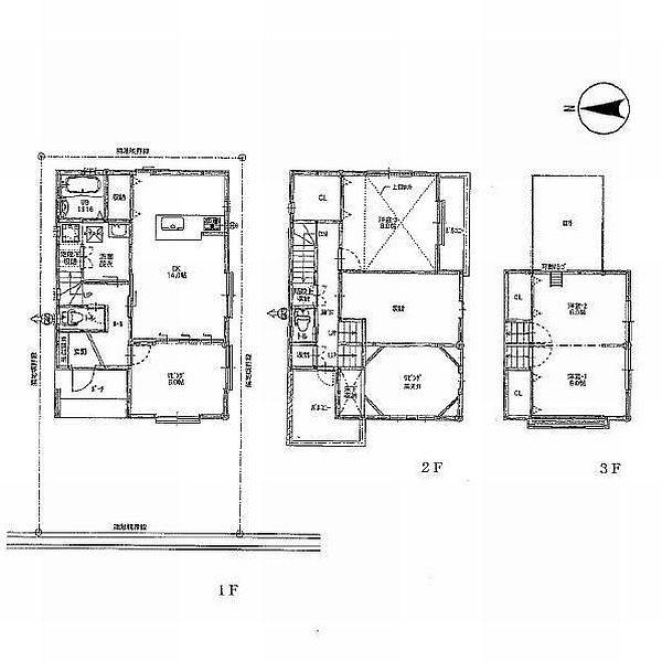 Floor plan. 52,800,000 yen, 4LDK, Land area 105.08 sq m , Building area 115.74 sq m