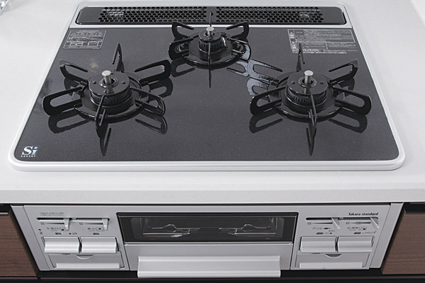 Kitchen.  [Hyper-glass coat top stove] Beautiful appearance, Easy to clean. Excellent temperature control function and safety is a high-sensitivity multi-function sensor mounted (same specifications)
