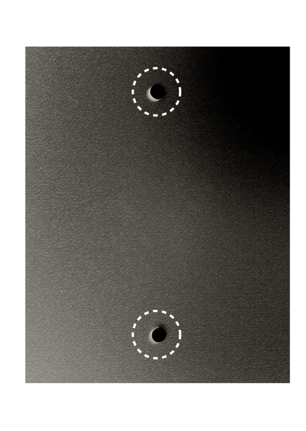 Security.  [Wide-angle double-door scope] Because of the wide-angle, Easy door scope to check the visitor. As easy to use even in small children, Installed in two units at the top and bottom. Because with a lid, This will not be peeped from outside (same specifications)