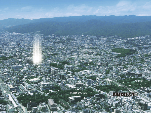 Has been light or the like CG synthesis in the sky around local shooting (August 2013 shooting), You actual and slightly different