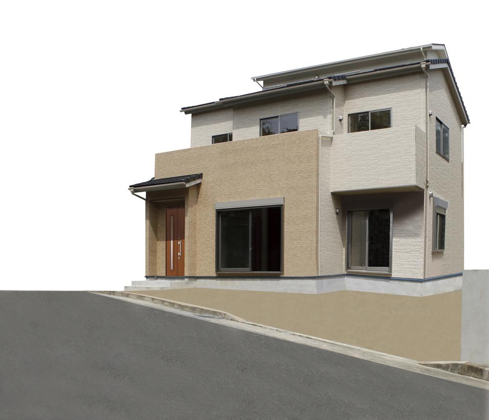 Rendering (appearance). O No. land complete 29,800,000 yen (consumption tax ・ Including outside 構費) For day good of facing Zenshitsuminami!