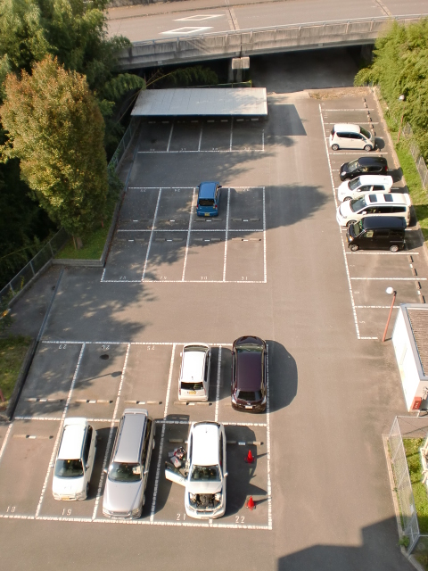 Parking lot. Ample parking!