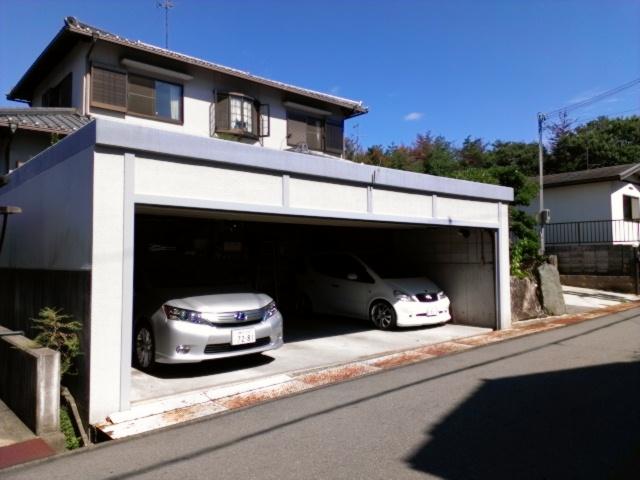 Local appearance photo. Authentic Japanese cypress ・ Many places use the cedar!