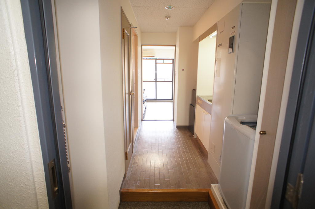 Entrance. Bright entrance space