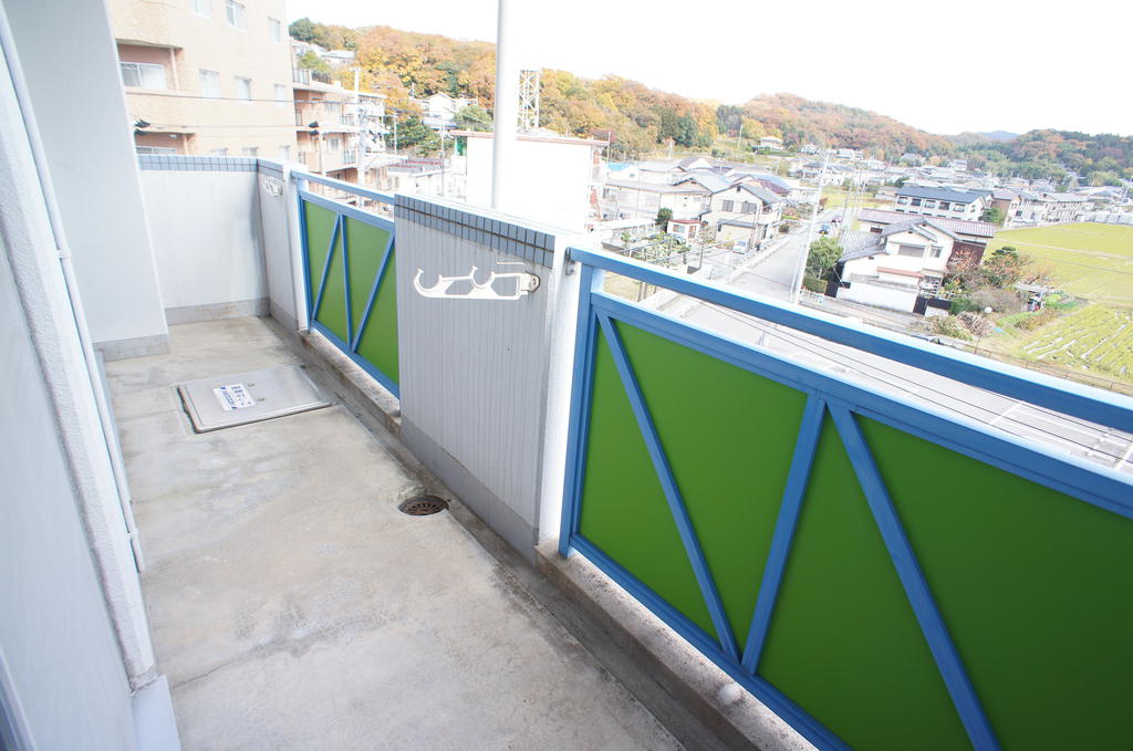 Balcony. Rich natural landscape of Mita from balcony