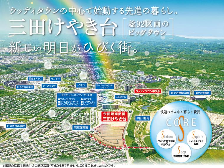 aerial photograph. Luxury to live in comfortable middle. Environment is also good, Living facilities are aligned streets. 