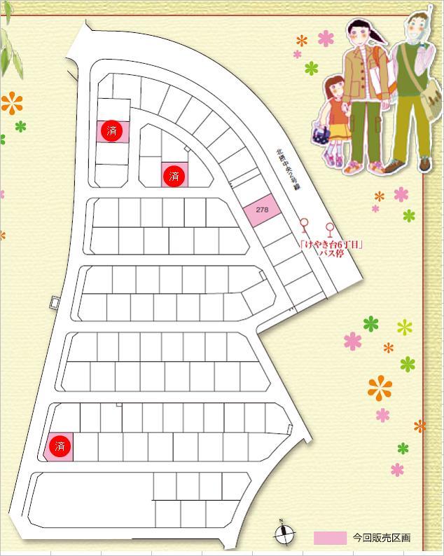 Compartment figure. Land price - compartment view