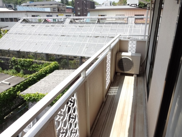 Balcony. Southwest-facing balcony