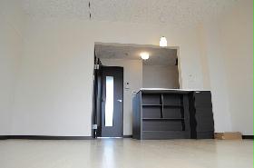 Living and room. Counter Kitchen