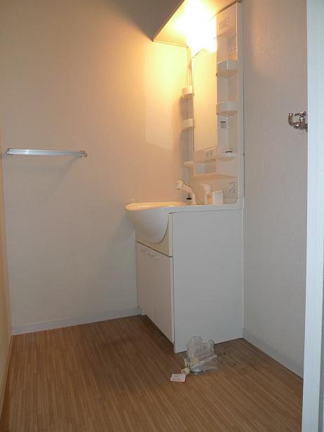 Washroom. A separate room is a reference photograph