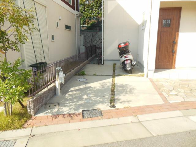 Parking lot. Parking space