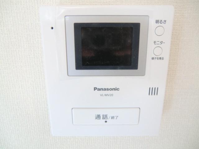 Security equipment. Local photos (color monitor intercom)