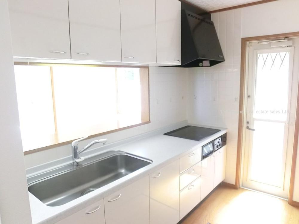 Kitchen. Face-to-face kitchen is a beautiful state.