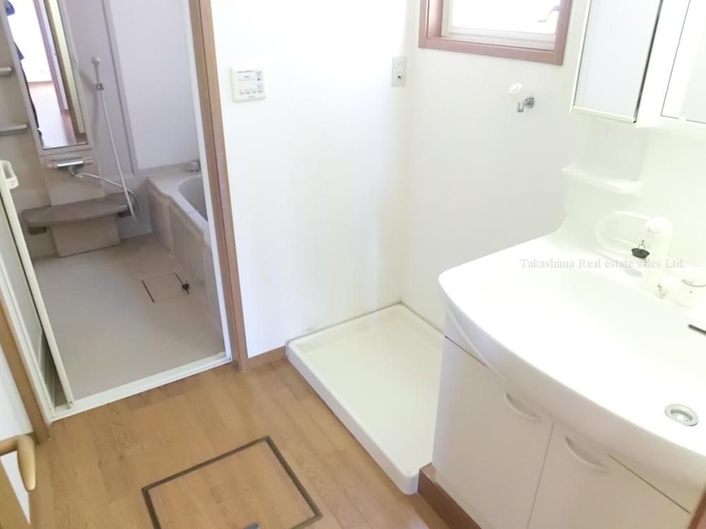 Wash basin, toilet. It is the state of the wash basin and toilet.