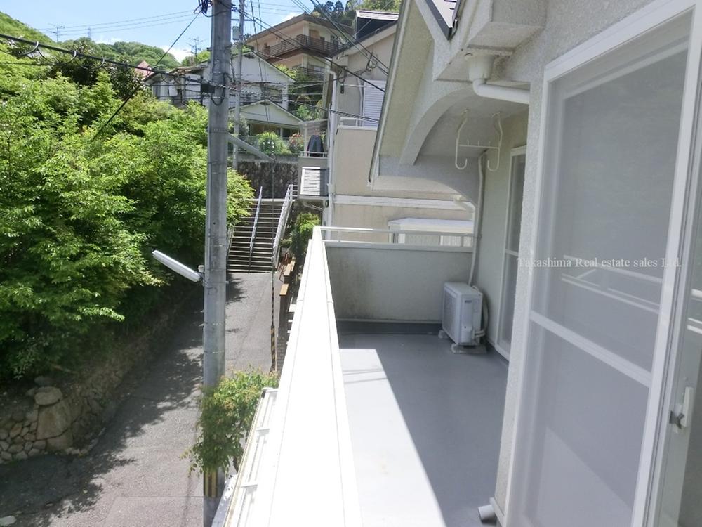 Balcony. Balcony sunny, Nature is full.