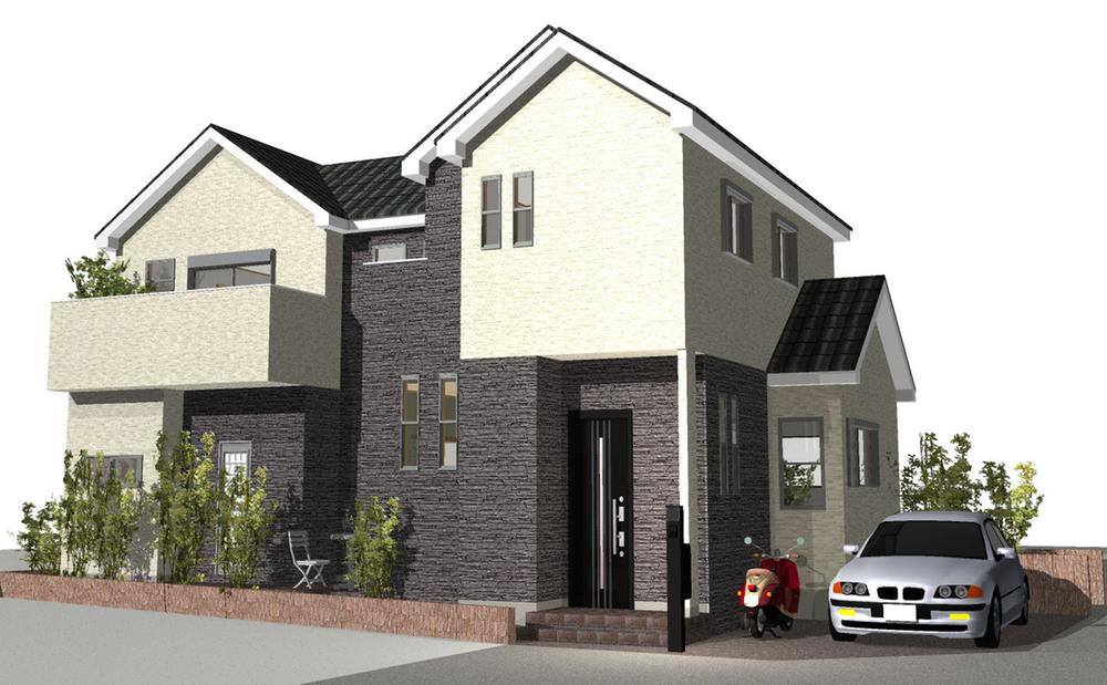 Building plan example (exterior photos). Building reference example plan (J No. land) It is free design