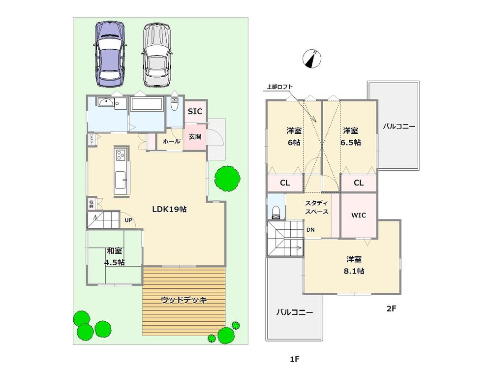 Floor plan. 48,800,000 yen, 4LDK, Land area 150.64 sq m , Building area 101.75 sq m