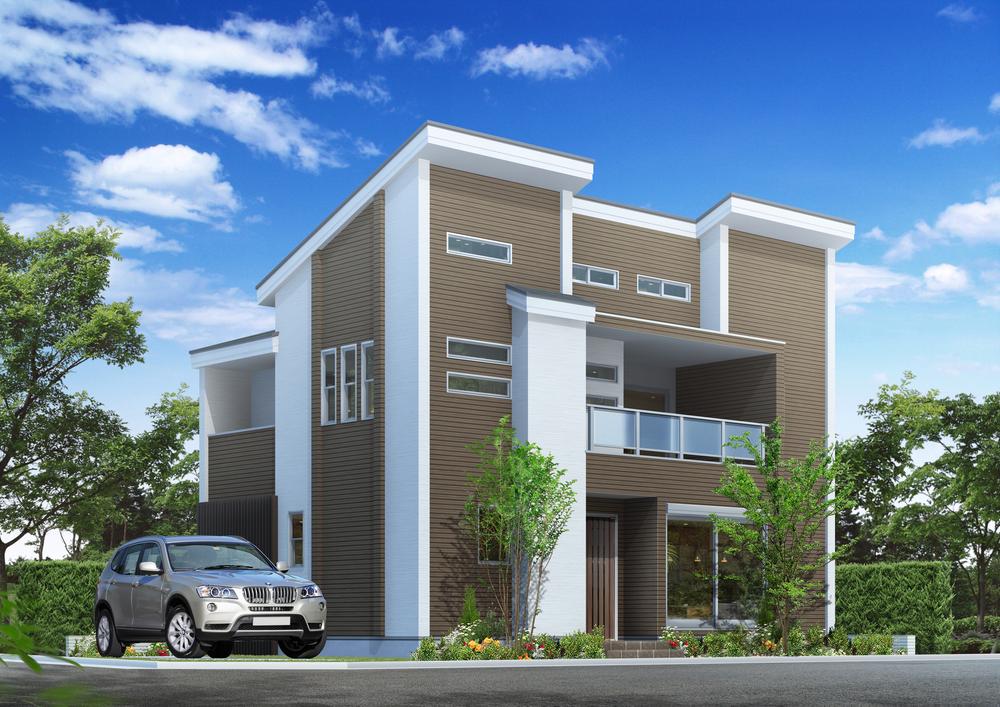 Building plan example (Perth ・ appearance). Free design tailored to the customer's wish!