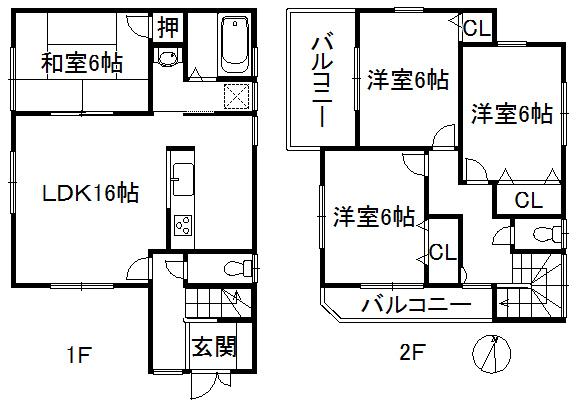 Floor plan. (No. 1 point), Price 31,800,000 yen, 4LDK, Land area 113.24 sq m , Building area 94.76 sq m