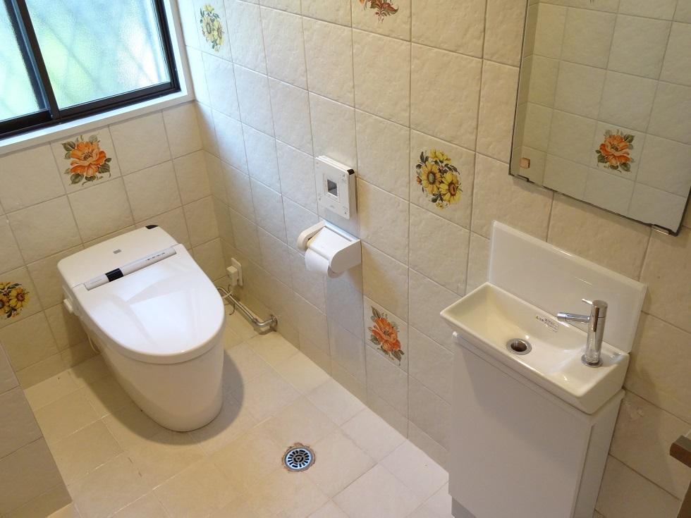 Toilet. Size that can be slowly