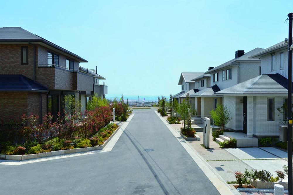Local photos, including front road. Spacious city block design