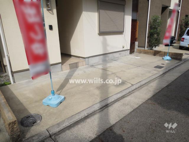 Parking lot. Parking space