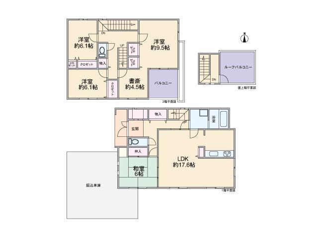 Floor plan. 43,800,000 yen, 4LDK, Land area 235.39 sq m , Building area 139.58 sq m floor plan