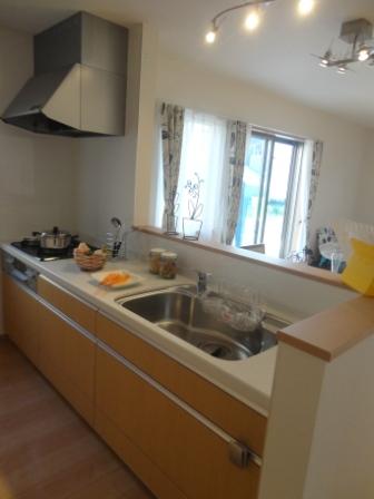 Kitchen. Indoor (2013 September) shooting (D No. land) the color of the kitchen depends on each item of land. 