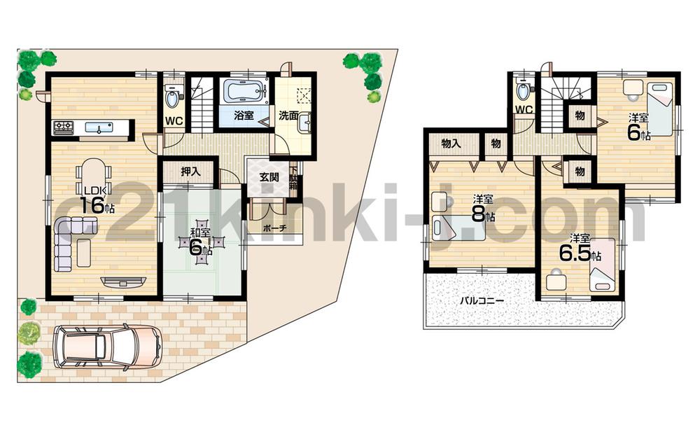 Floor plan. 31,800,000 yen, 4LDK, Land area 100.34 sq m , Building area 99.77 sq m «floor plan»