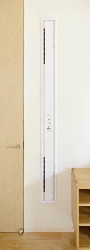 Cooling and heating ・ Air conditioning. Captures the floor of the air by taking advantage of geothermal in was installed in the living room, "breathing of the road Tower E".