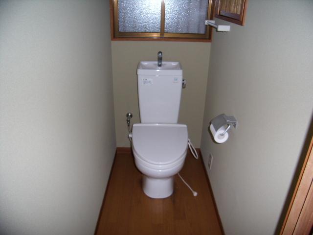 Living and room. Toilet