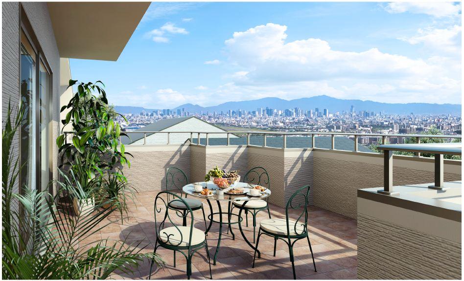 Building plan example (Perth ・ appearance). Free design (after completion image)