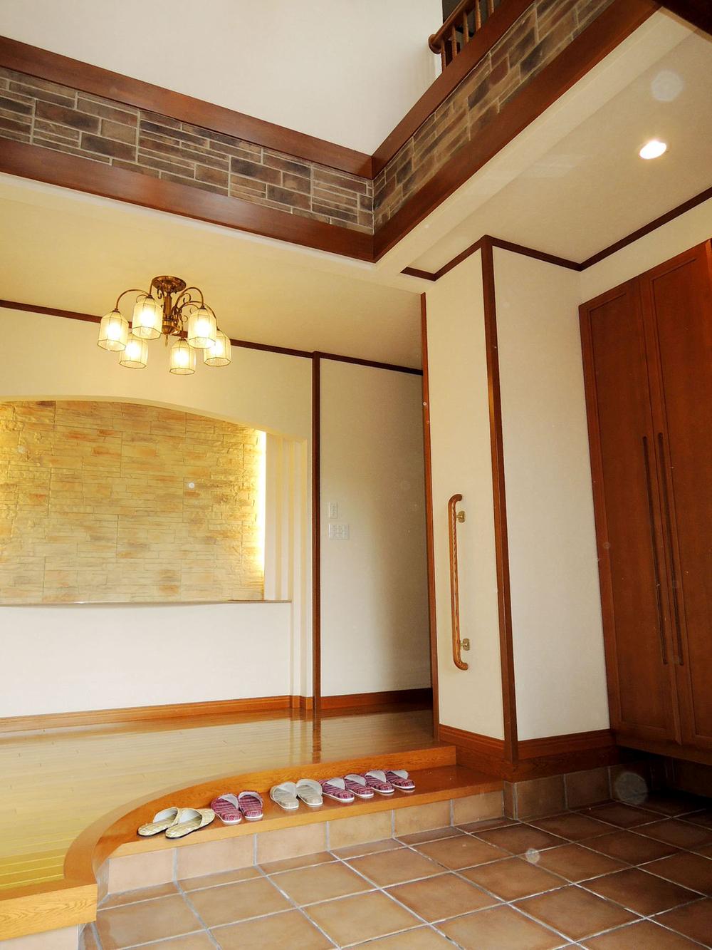 Entrance. Local shooting