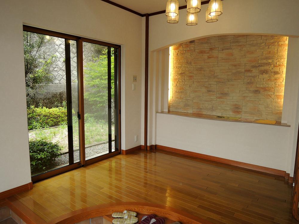 Entrance. Local shooting